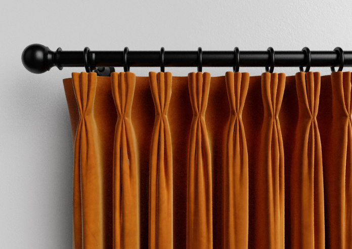 Ultra Luxe Velvet, Rust - Made to Measure Curtains - Image 11